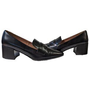 Linea Paolo Miramar Black Leather Penny Loafers - New without Box